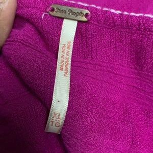 Free people pink blouse